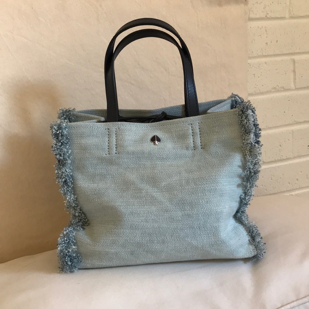 NWOT Kate Spade small denim tote